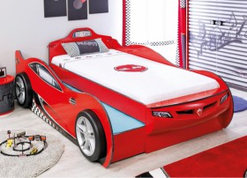 CARBED Кровать-машина Coupe с выдвижной кроватью Red 20.03.1306.00 в Рязани - ryazan.katalogmebeli.com | фото