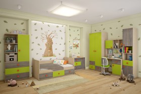 Детская комната Пуговка в Рязани - ryazan.katalogmebeli.com | фото