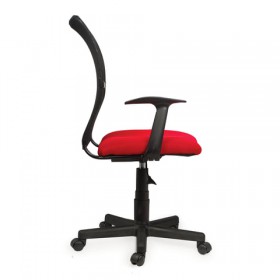 Кресло BRABIX Spring MG-307 (красно-черный) в Рязани - ryazan.katalogmebeli.com | фото 3