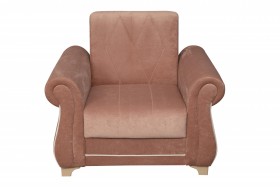 Кресло для отдыха "Порто" (велюр киви корица / микровельвет крем) в Рязани - ryazan.katalogmebeli.com | фото 8