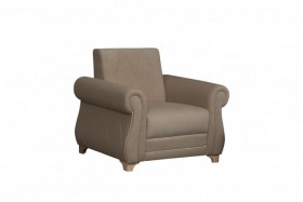 Кресло для отдыха "Порто" (велюр киви латте / микровельвет крем) в Рязани - ryazan.katalogmebeli.com | фото 1