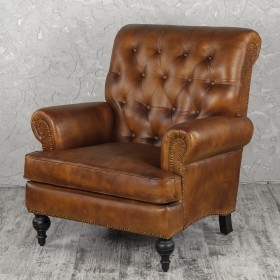 Кресло кожаное Чарльз в Рязани - ryazan.katalogmebeli.com | фото