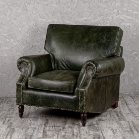 Кресло кожаное Лофт Аристократ (ширина 1070 мм) в Рязани - ryazan.katalogmebeli.com | фото 1