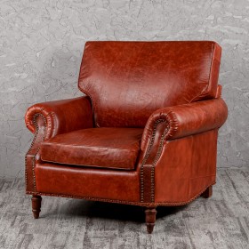 Кресло кожаное Лофт Аристократ (кожа буйвола) в Рязани - ryazan.katalogmebeli.com | фото