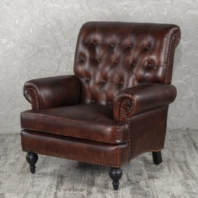 Кресло кожаное Лофт Чарльз в Рязани - ryazan.katalogmebeli.com | фото