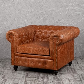 Кресло кожаное Лофт Честер (кожа буйвола) в Рязани - ryazan.katalogmebeli.com | фото