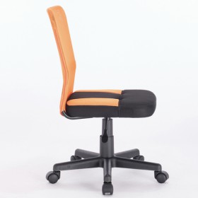 Кресло компактное BRABIX Smart MG-313 (черный, оранжевый) в Рязани - ryazan.katalogmebeli.com | фото 2