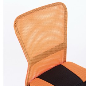 Кресло компактное BRABIX Smart MG-313 (черный, оранжевый) в Рязани - ryazan.katalogmebeli.com | фото 4