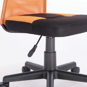 Кресло компактное BRABIX Smart MG-313 (черный, оранжевый) в Рязани - ryazan.katalogmebeli.com | фото 5