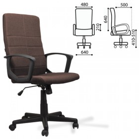 Кресло офисное BRABIX Focus EX-518 (коричневый) в Рязани - ryazan.katalogmebeli.com | фото