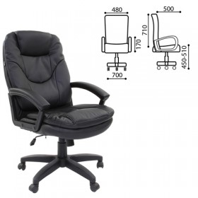 Кресло офисное BRABIX Trend EX-568 (черный) в Рязани - ryazan.katalogmebeli.com | фото