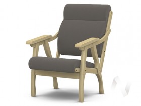 Кресло Вега-10 (бесцветный лак/ULTRA STONE) в Рязани - ryazan.katalogmebeli.com | фото 1