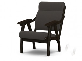Кресло Вега-10 (венге лак/ULTRA GRAFIT) в Рязани - ryazan.katalogmebeli.com | фото