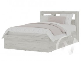Кровать 1,2 МС Гранд (дуб крафт белый) в Рязани - ryazan.katalogmebeli.com | фото