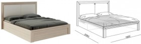 Кровать 1,6 Глэдис (М32) с подъемным механизмом Распродажа в Рязани - ryazan.katalogmebeli.com | фото 2