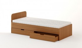 Кровать с ящиками 900 (Бук темный) в Рязани - ryazan.katalogmebeli.com | фото