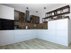 Модульная кухня Бронкс 1,8 м (Кварц) в Рязани - ryazan.katalogmebeli.com | фото 5