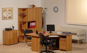 Мебель для персонала Рубин 42 Светлый миланский орех в Рязани - ryazan.katalogmebeli.com | фото 2