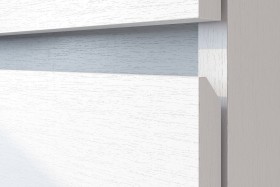Модульная система "Токио" Тумба прикроватная Белый текстурный / Белый текстурный в Рязани - ryazan.katalogmebeli.com | фото 4