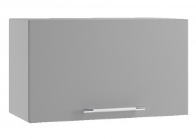 Норд ШВГ 600 Шкаф верхний горизонтальный (Софт смок/корпус Белый) в Рязани - ryazan.katalogmebeli.com | фото