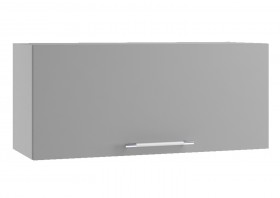 Норд ШВГ 800 Шкаф верхний горизонтальный (Софт смок/корпус Белый) в Рязани - ryazan.katalogmebeli.com | фото