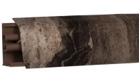 Плинтус LB-38, L=3000мм, мрамор бергамо темный в Рязани - ryazan.katalogmebeli.com | фото