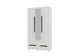 Шкаф 3-х створчатый с ящиками и зеркалом Вега (Прованс) в Рязани - ryazan.katalogmebeli.com | фото