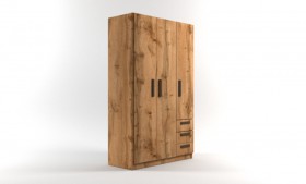 Шкаф 3-х створчатый с ящиками Шервуд (Дуб Вотан) в Рязани - ryazan.katalogmebeli.com | фото