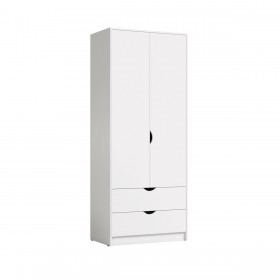 Шкаф для одежды 13.327 Уна (Белый) в Рязани - ryazan.katalogmebeli.com | фото