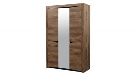 Шкаф для одежды "Лючия" (3-х дв.) (кейптаун/зеркало) в Рязани - ryazan.katalogmebeli.com | фото