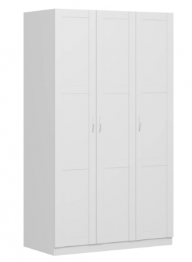 Шкаф трехдверный Пегас сборный белый в Рязани - ryazan.katalogmebeli.com | фото