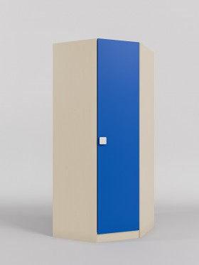 Шкаф угловой (угловая секция) Скай (Синий/корпус Клен) в Рязани - ryazan.katalogmebeli.com | фото