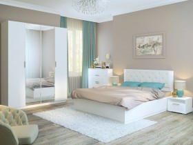 Спальня Тиффани (Белый текстурный) в Рязани - ryazan.katalogmebeli.com | фото