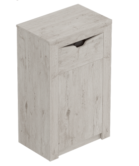Тумба с дверцей и ящиком Соренто Дуб бонифаций/Кофе структурный матовый в Рязани - ryazan.katalogmebeli.com | фото