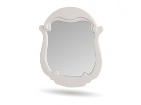 Зеркало настенное Мария (Белый глянец) в Рязани - ryazan.katalogmebeli.com | фото